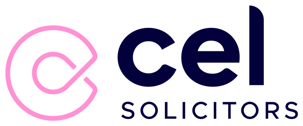 CEL Solicitors logo, a PR client of marco/richards