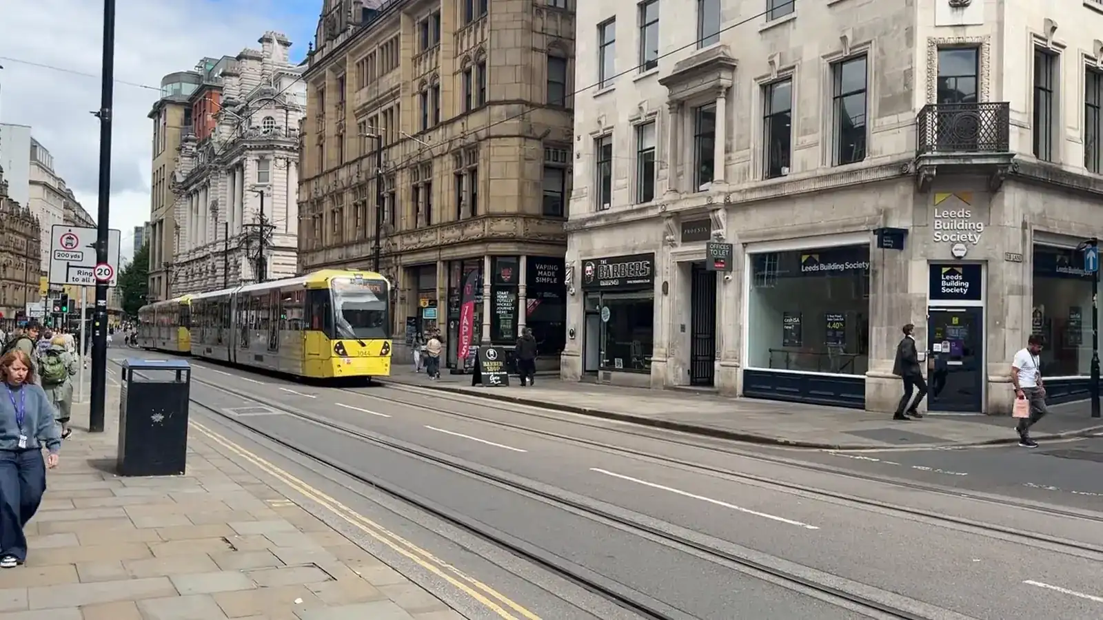 Manchester city centre skyline with the No. 10 North building