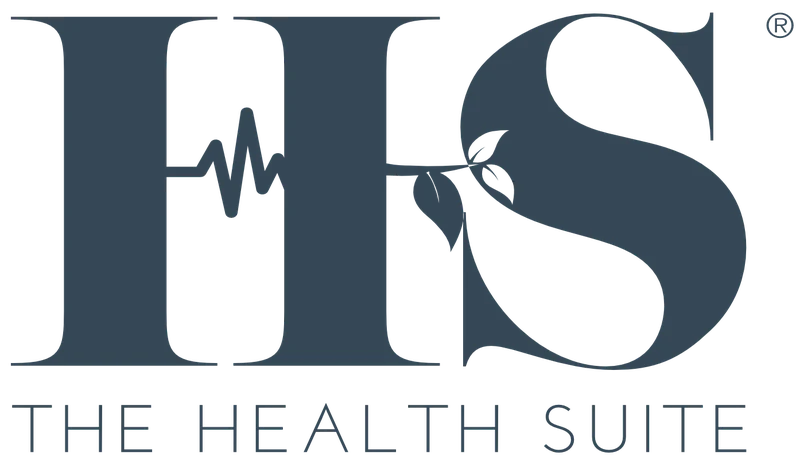 The Health Suite logo, a PR client of marco/richards